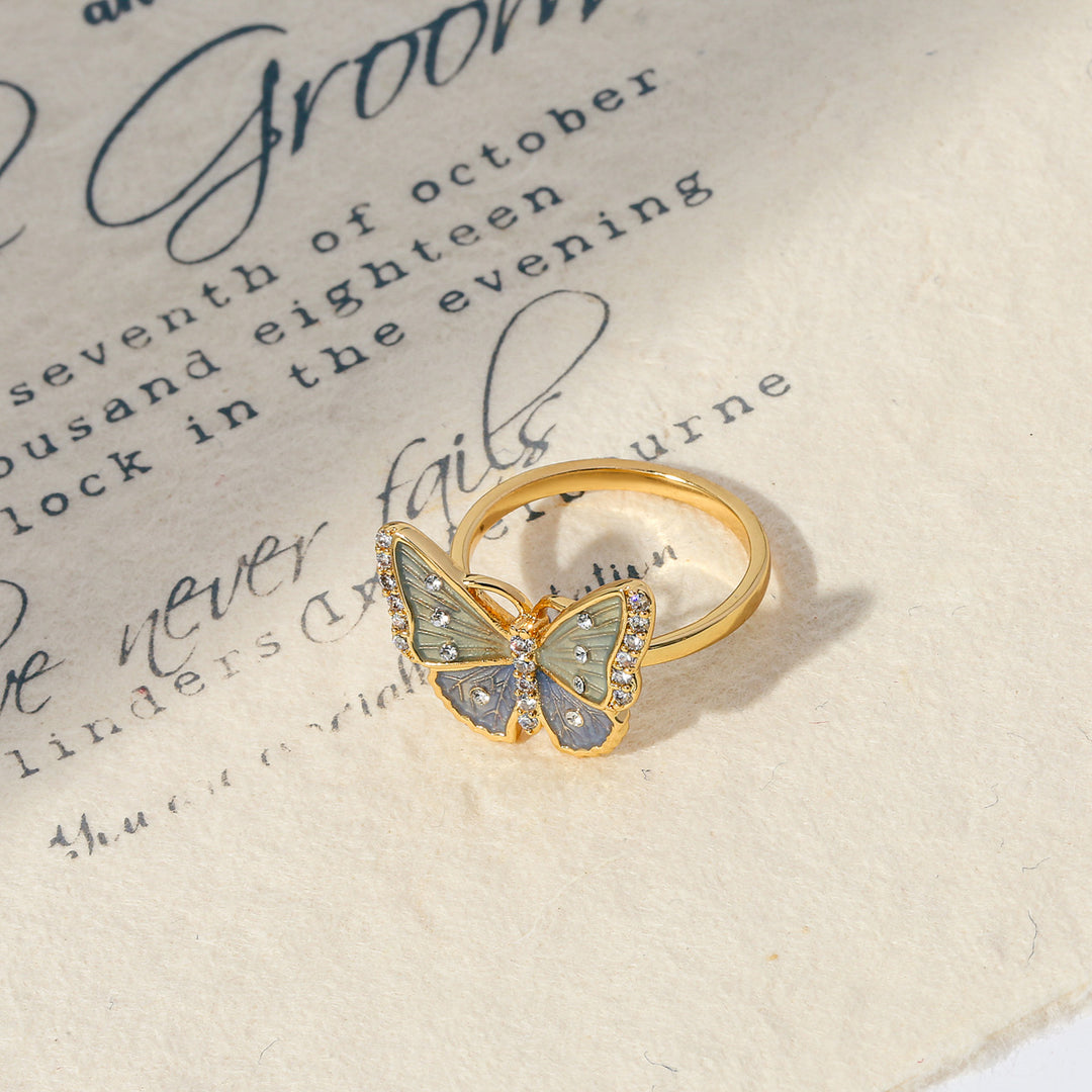 butterfly luxurious ring