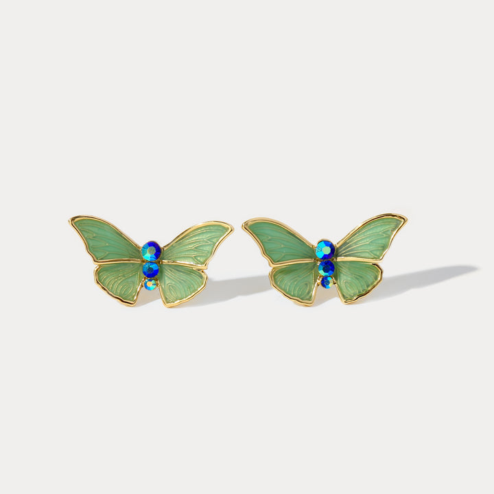 Selenichast Butterfly Stud Earrings