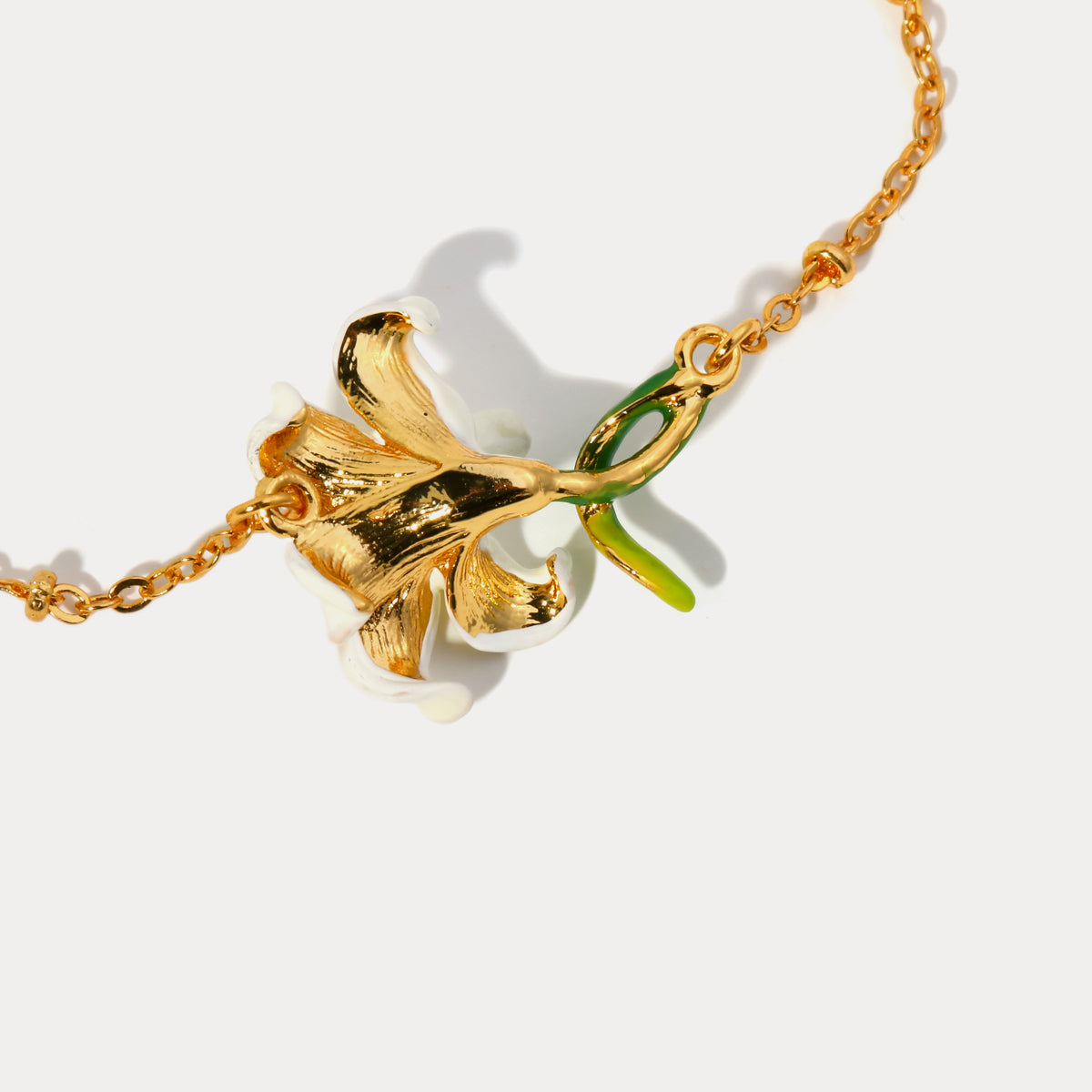 lily enamel bracelet antumn jewelry