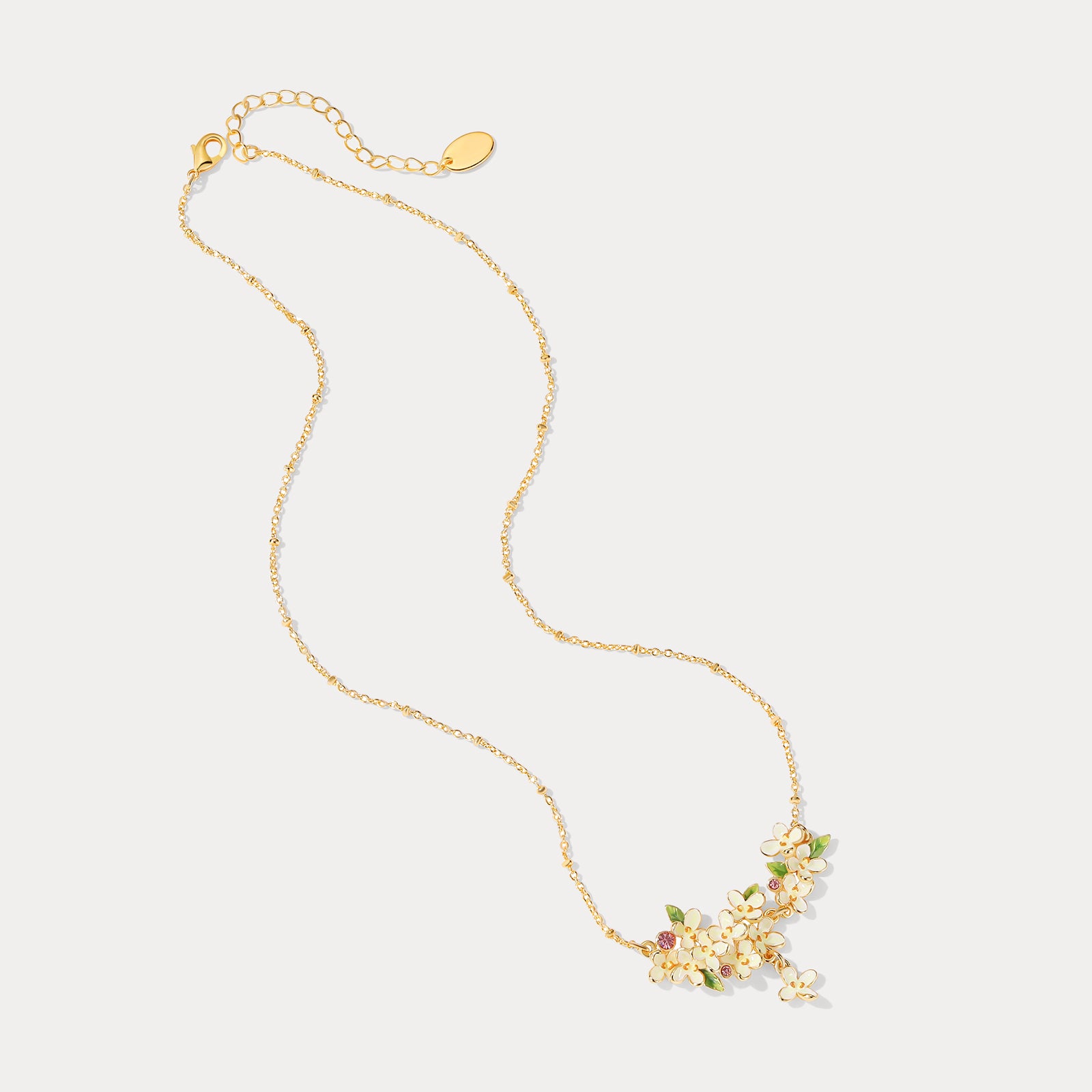 Osmanthus Fragrans Thin Necklace