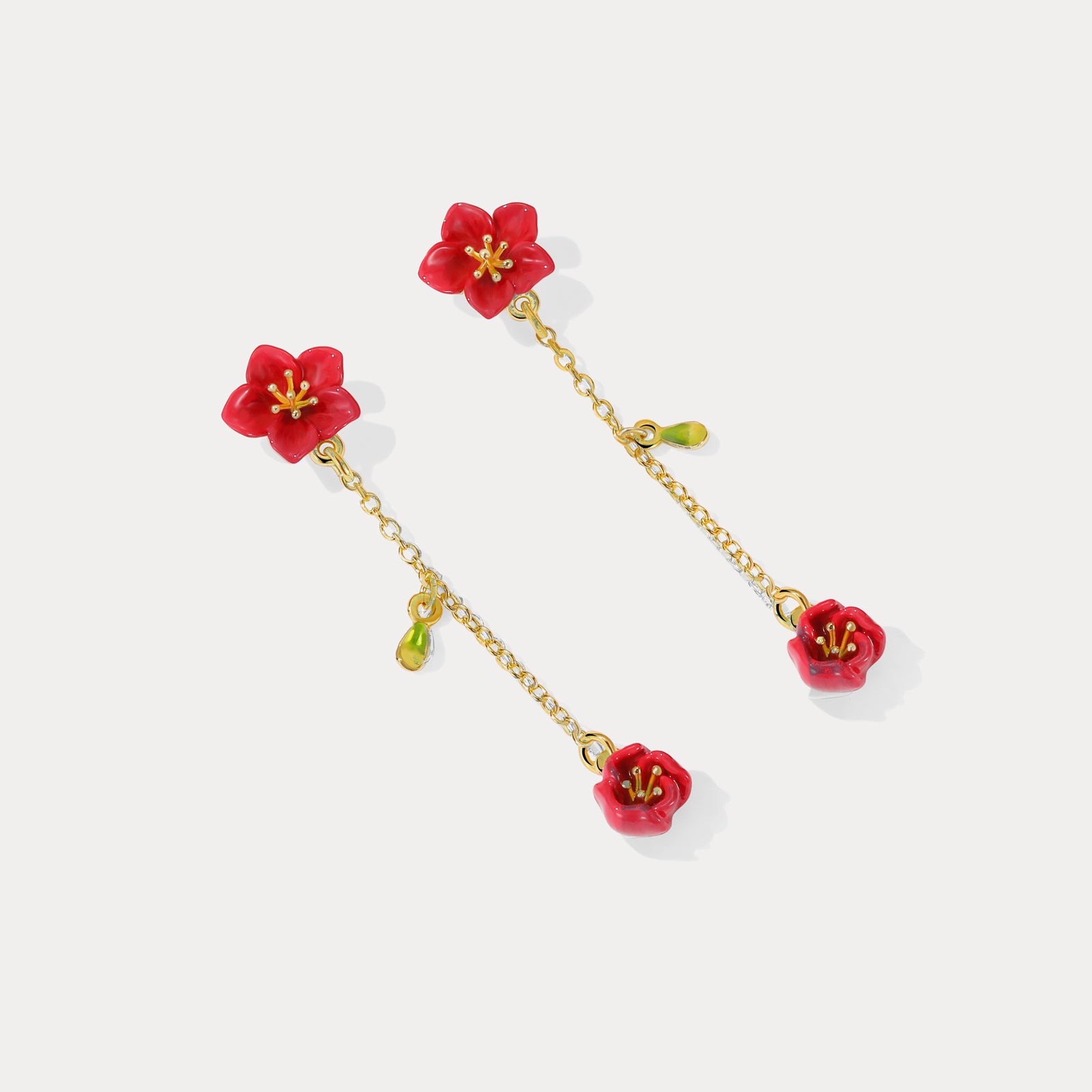 Begonia Flower Earrings Orchard Jewelry