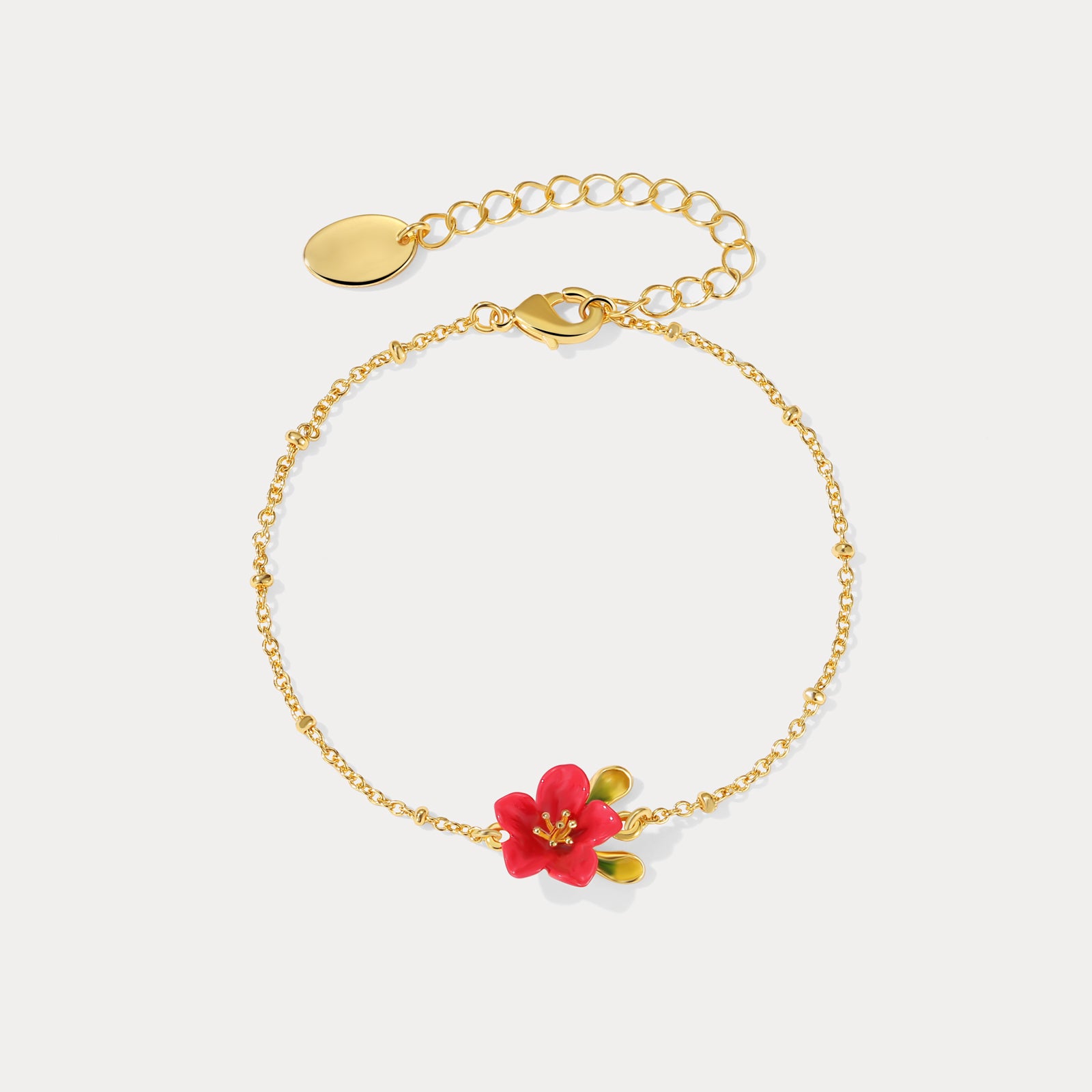 Selenichast Begonia Flower Bracelet