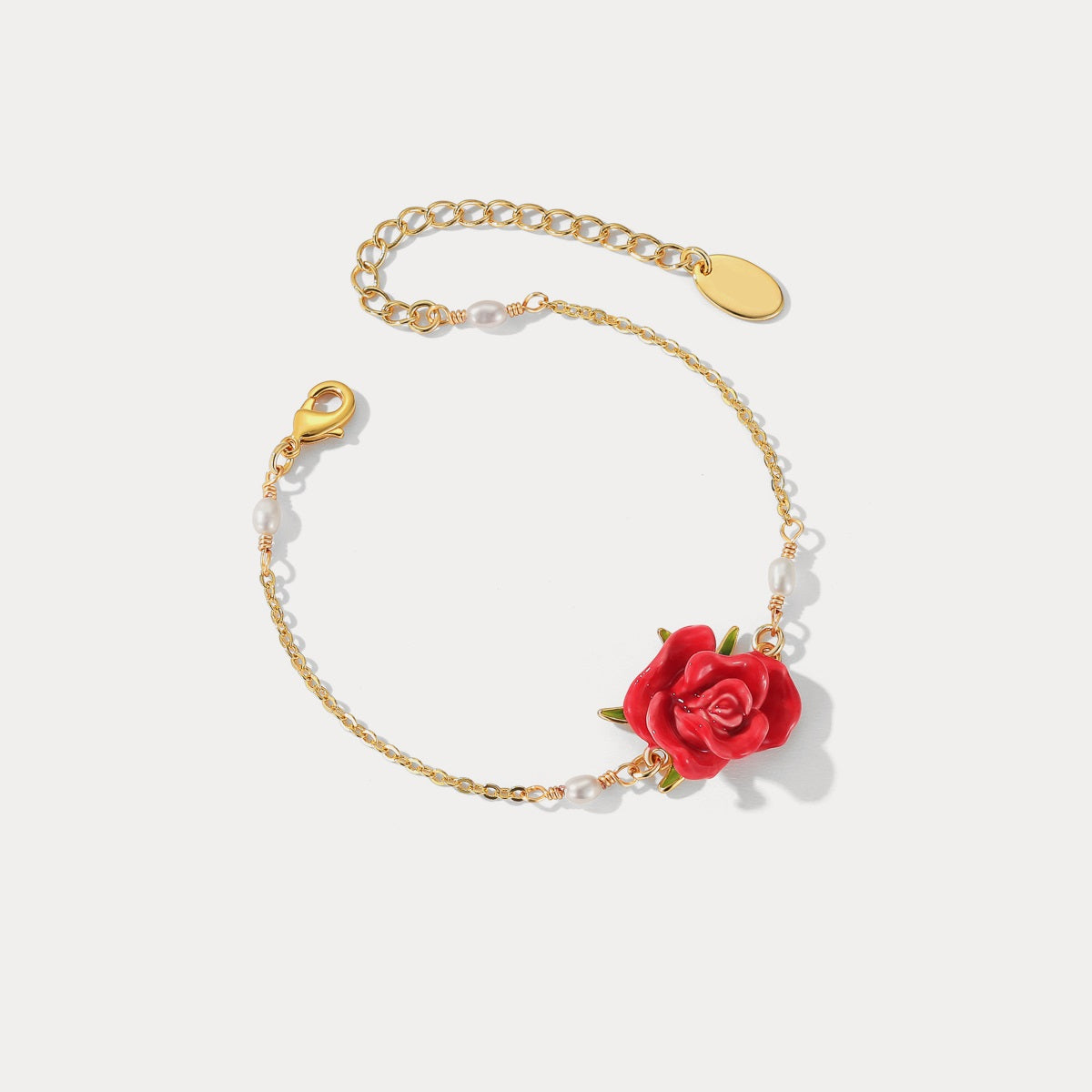 rose chain bracelet
