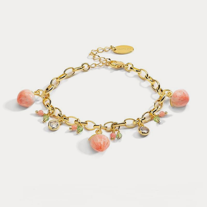 Peach Fruit Bracelet