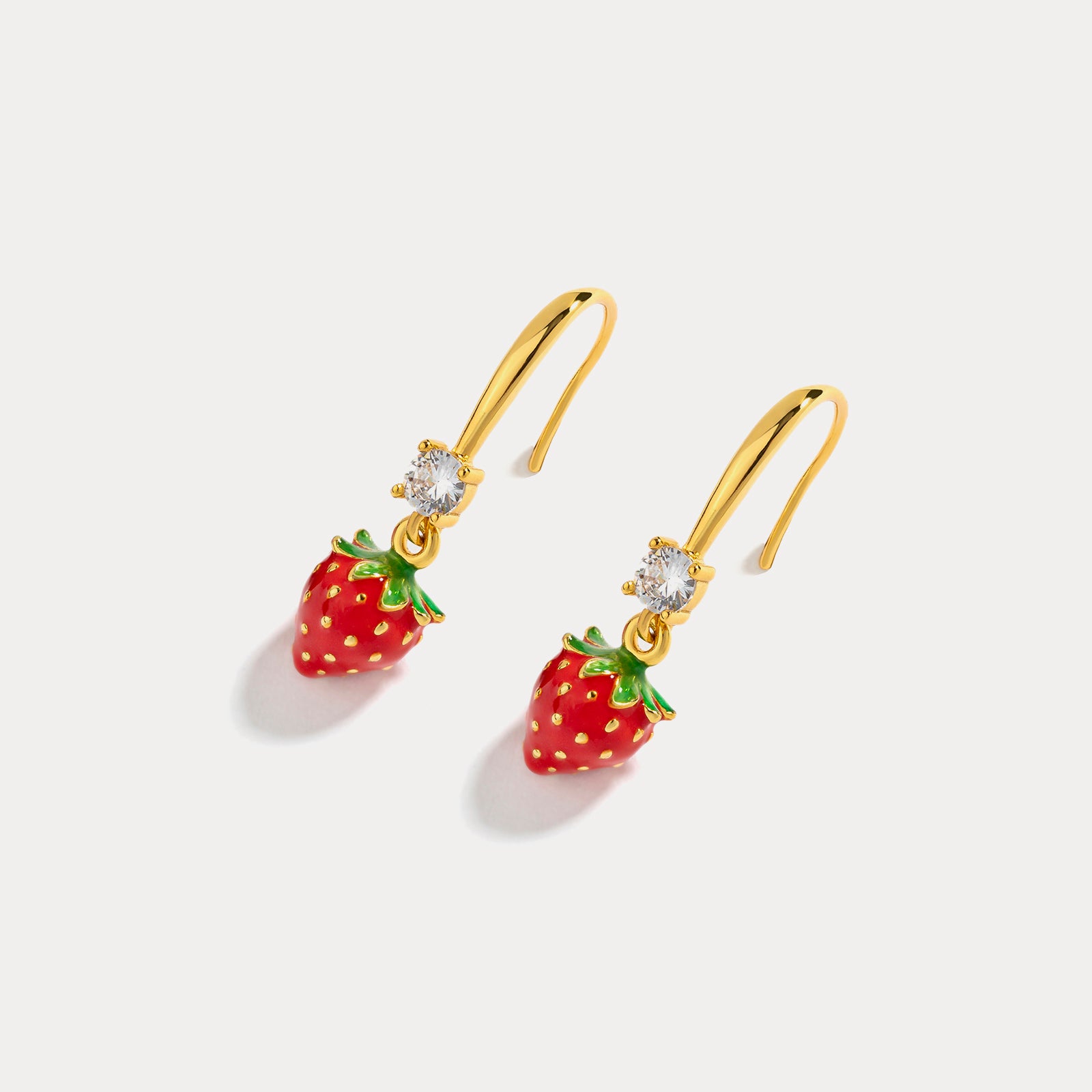 Strawberry Daimond Earrings