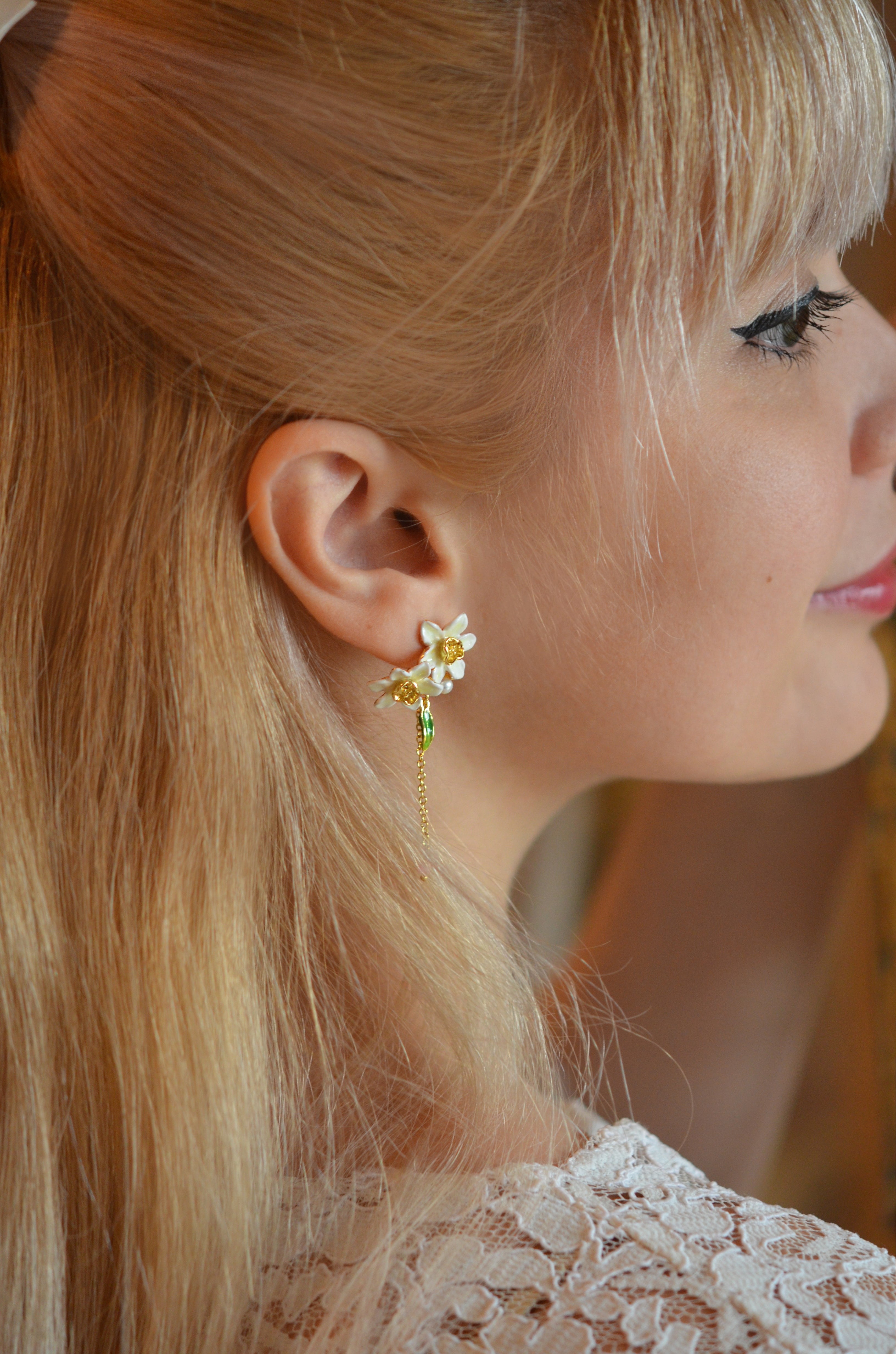 Daffodils Tassel Earrings