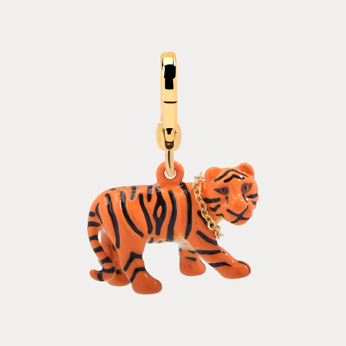 enamel tiger pendant