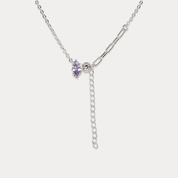 Selenichast purple gemstone necklace