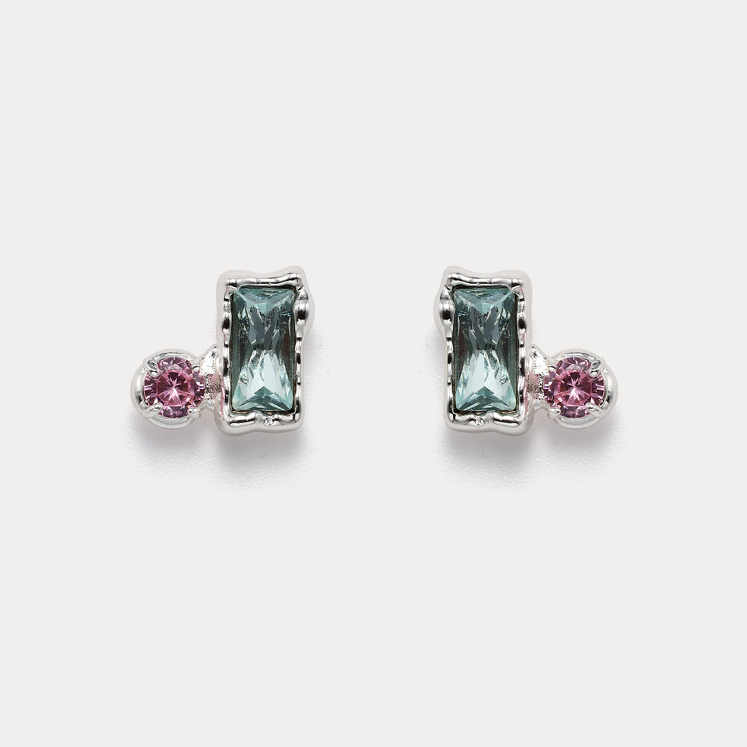 Selenichast dreamland gemstone stud earrings