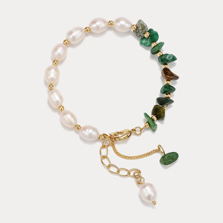 Türkis-Pearl-Armband