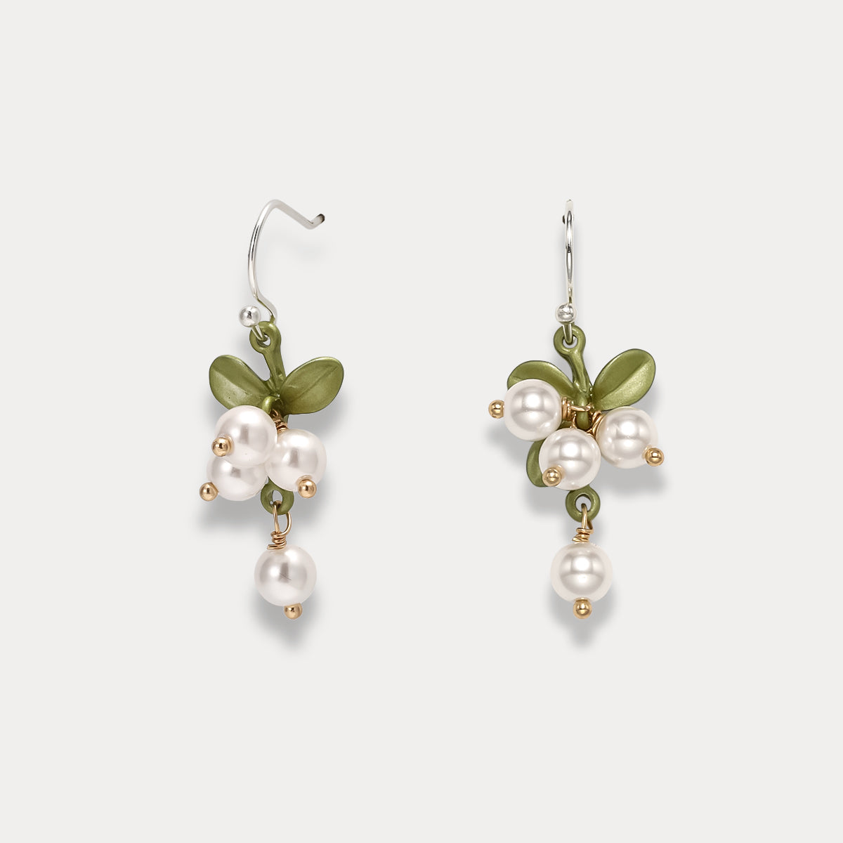 enamel berry earrings