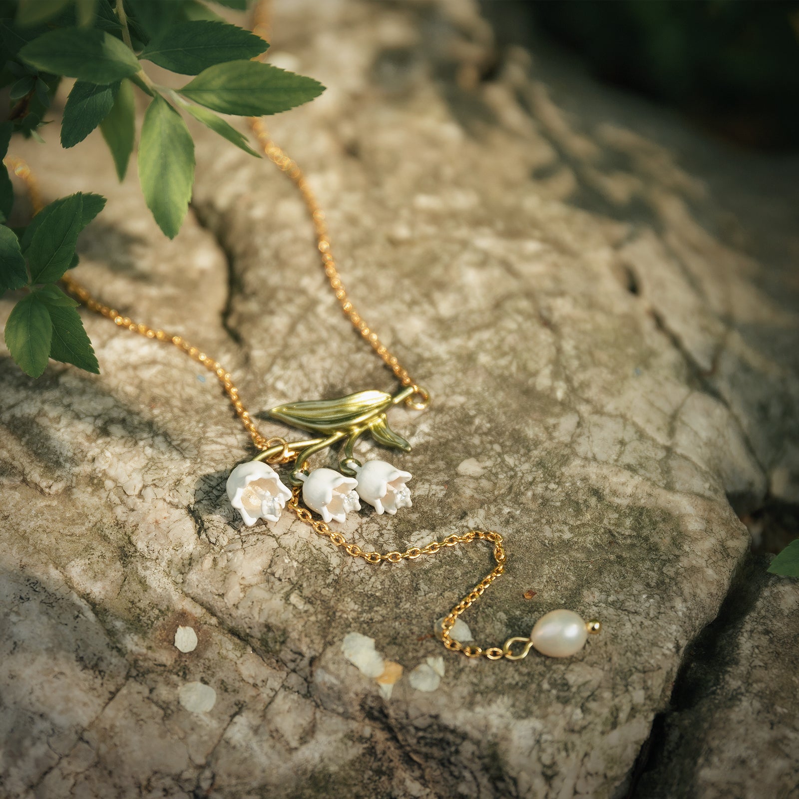 Lily Of The Valley Diamond Necklace