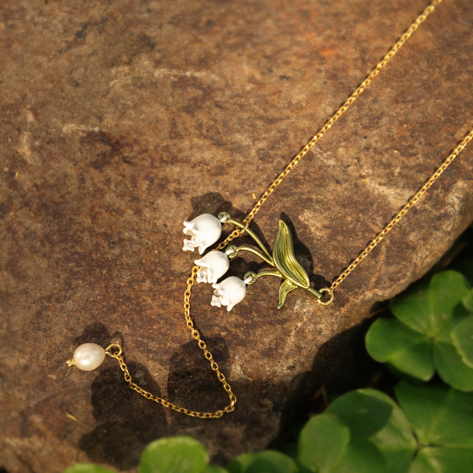 Lily Of The Valley Nature Necklace
