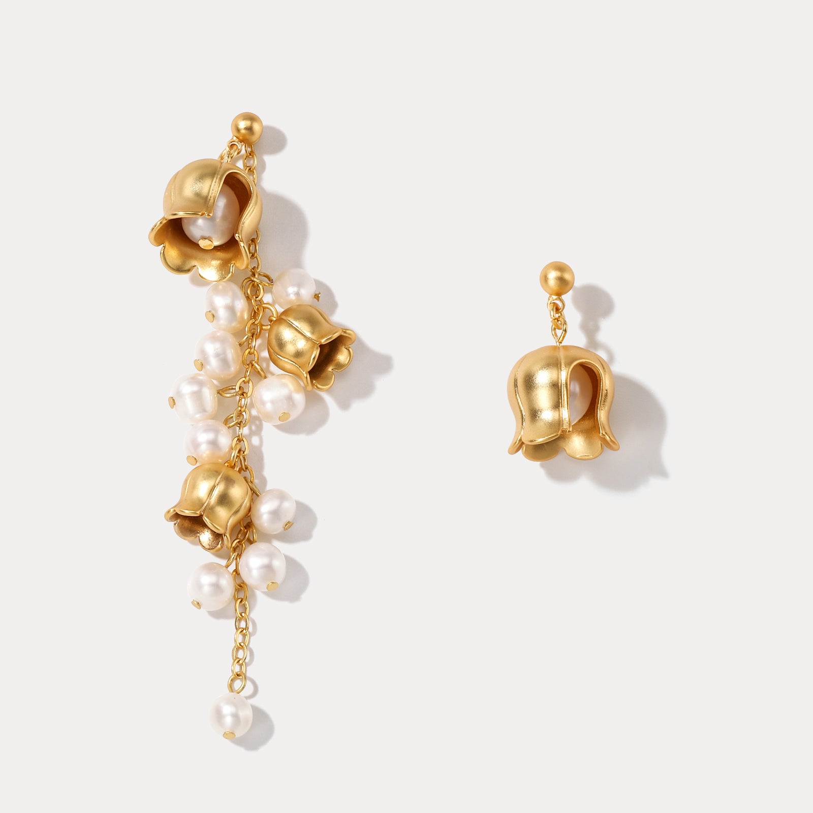 Selenichast Lily Of The Valley Pearl Earrings