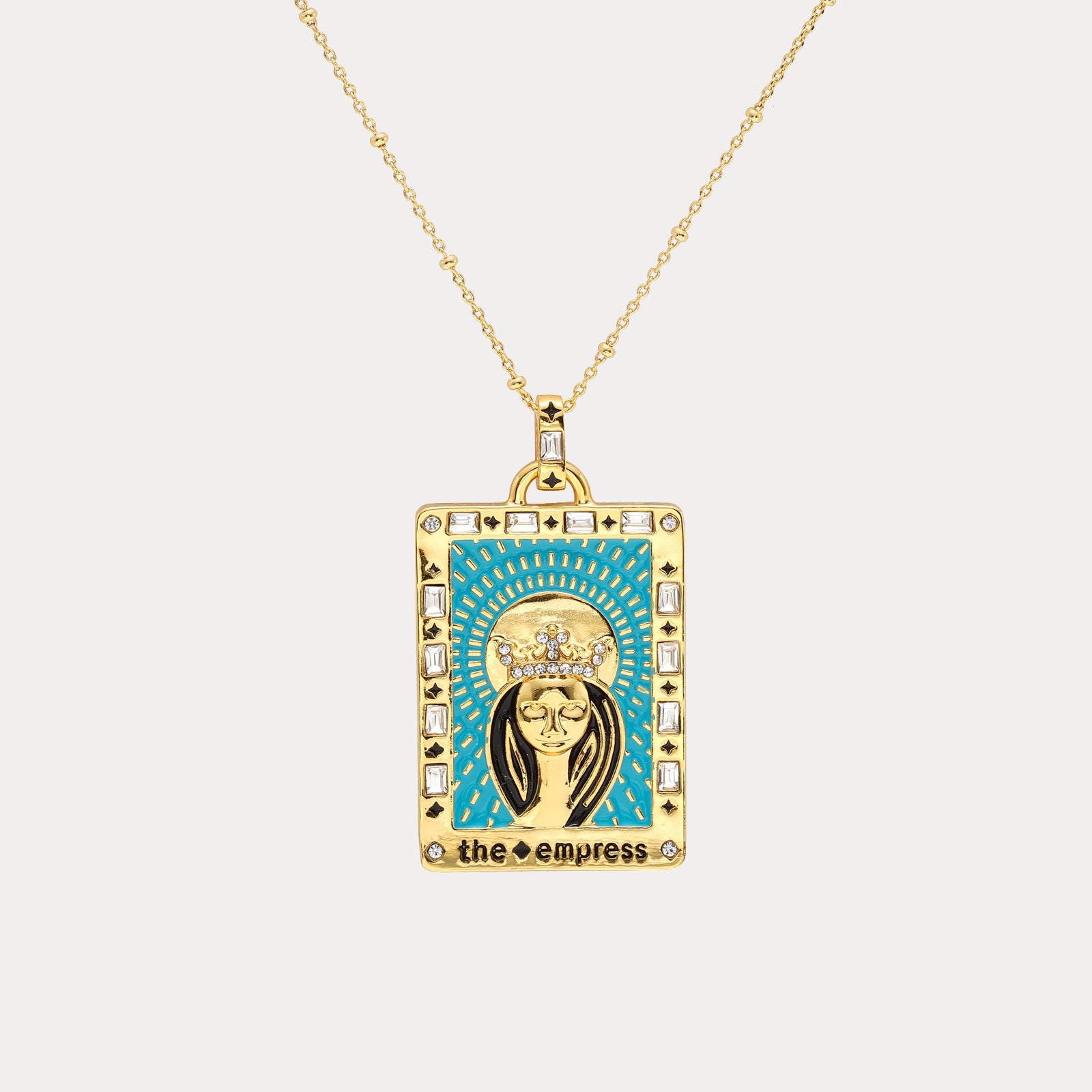 The Empress Facade Tarot Necklace