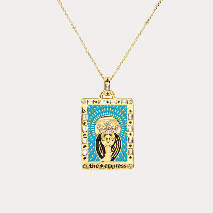 The Empress Facade Tarot Necklace