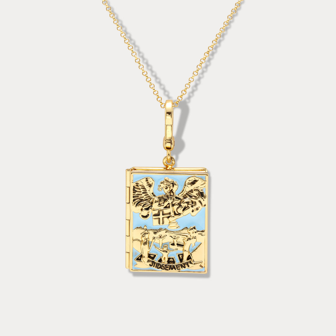 Collier de médaillon de tarot