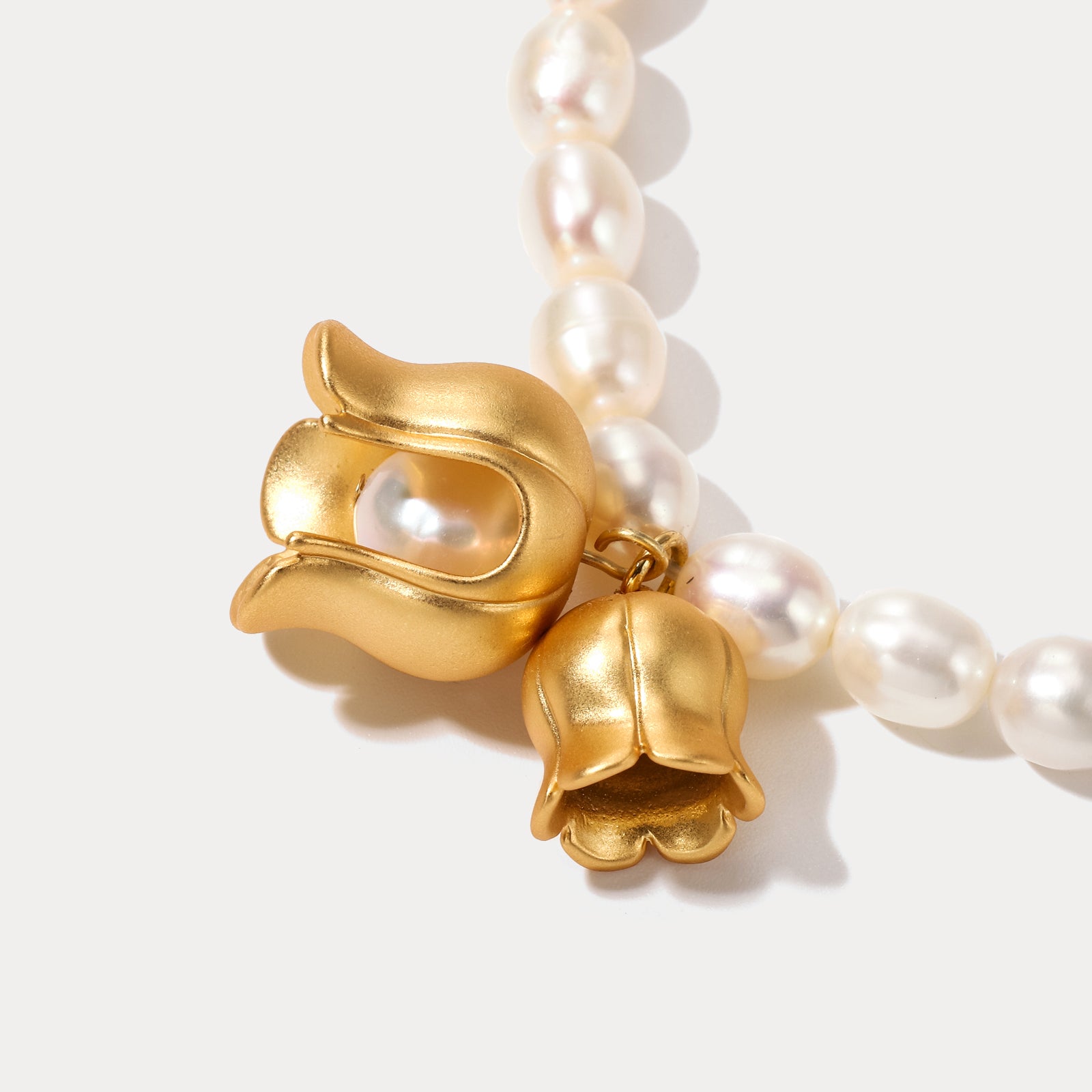 Lily Of The Valley Pearl Bell Bracelet