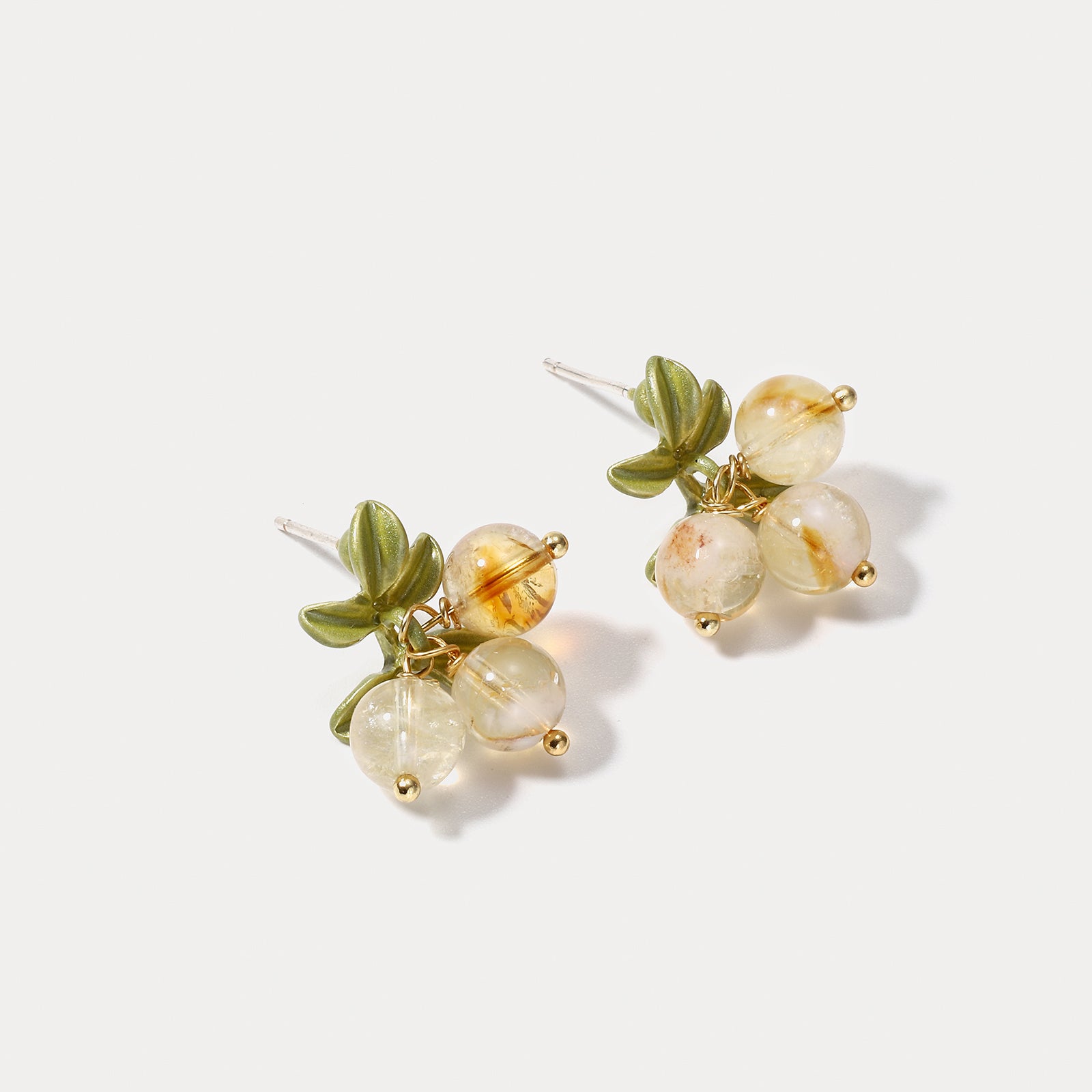 Gooseberry Stud Fruit Earrings