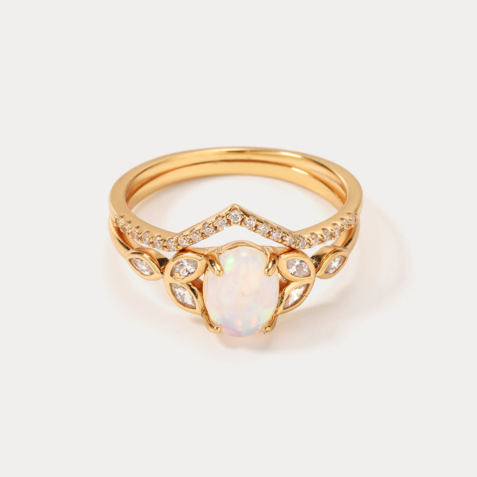 Selenichast Crown Opal Ring