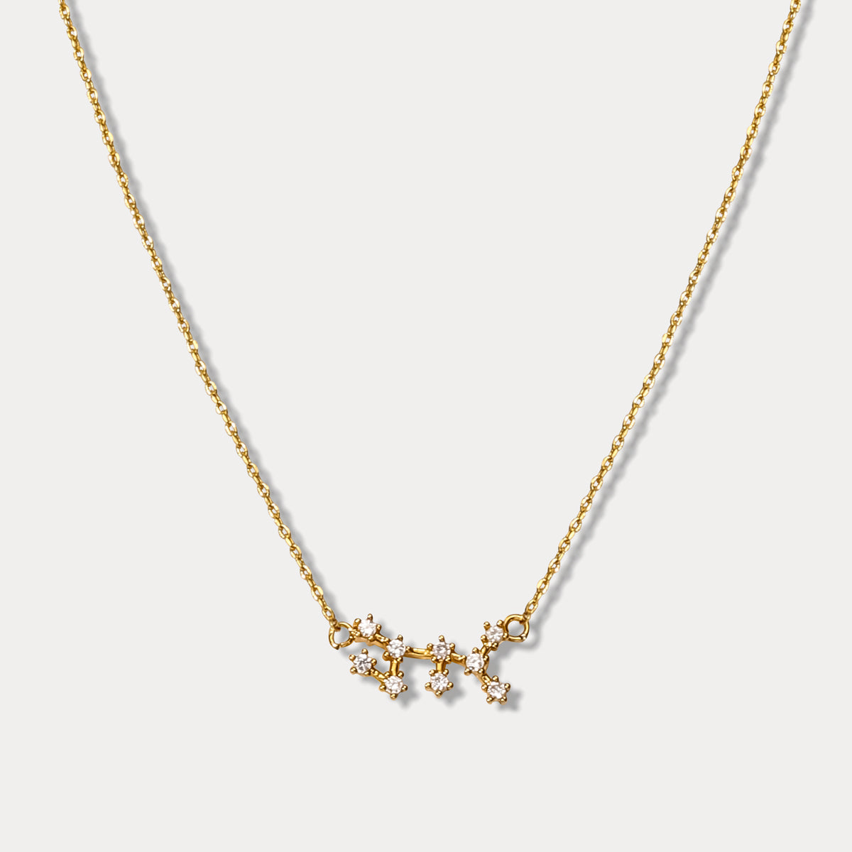 Selenichast Sagittarius Constellation Diamond Pendant Necklace