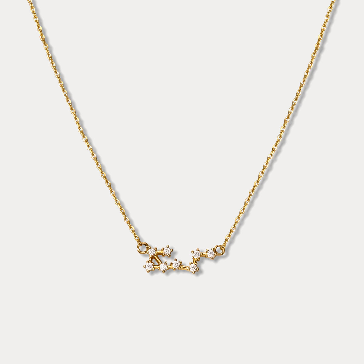 Selenichast Scorpio Constellation Diamond Pendant Necklace
