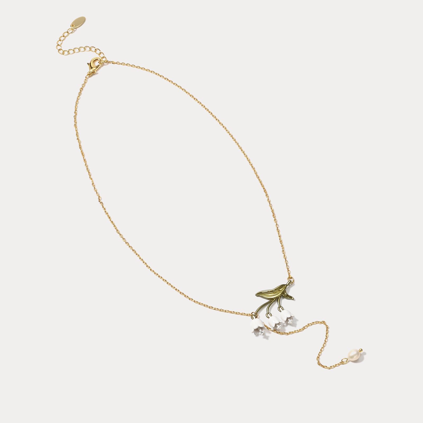 Lily Of The Valley Cluster Necklace