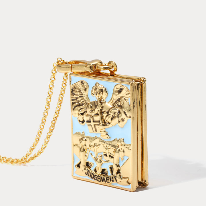 Collier de médaillon de tarot