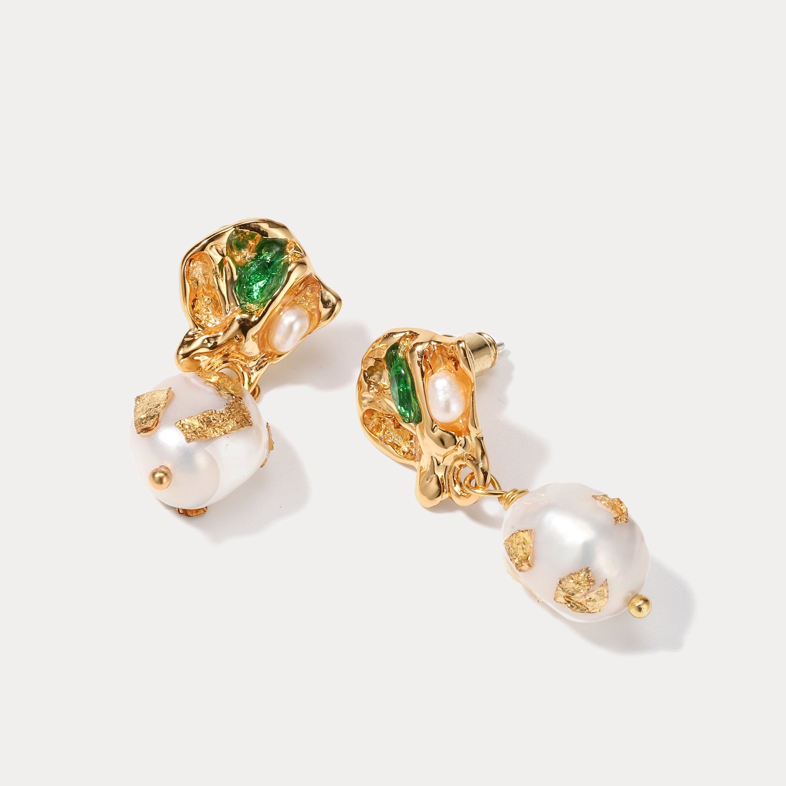 Vintage Pearl Baroque Earrings