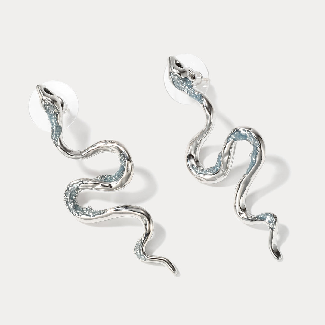 Selenichast Demon Eye Serpent Earrings