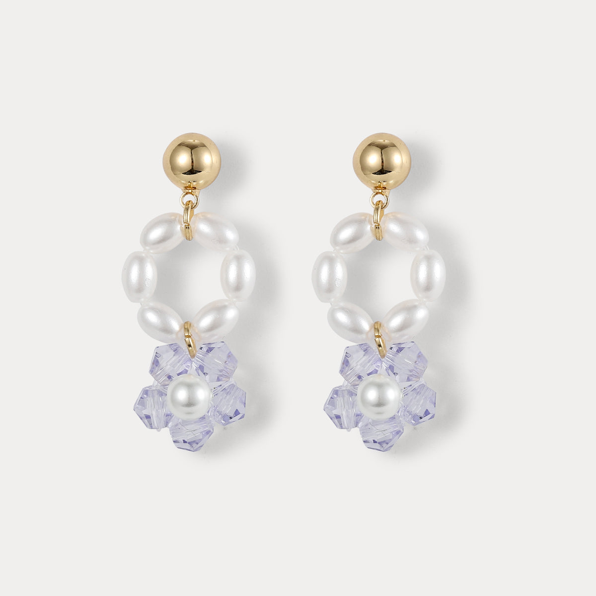 Selenichast lavender earrings