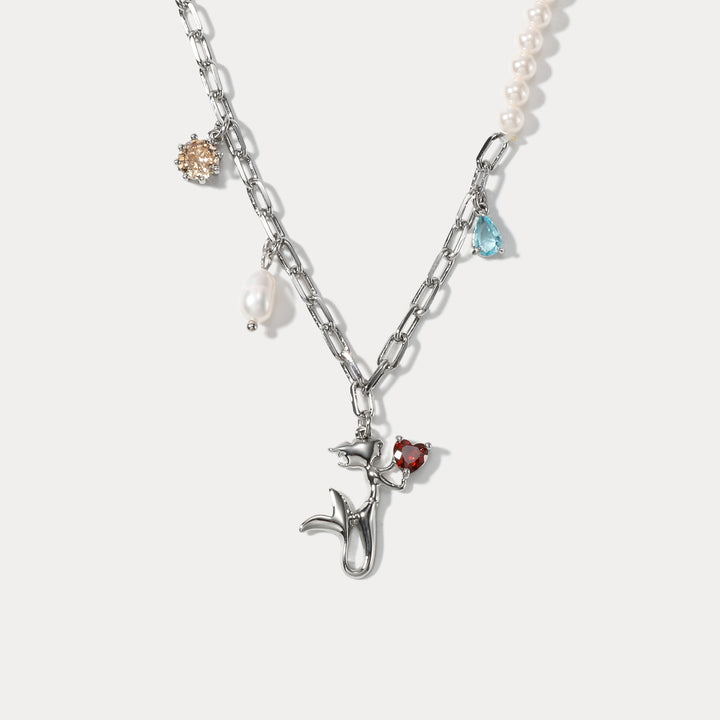 Selenichast Mermaid Heart Necklace