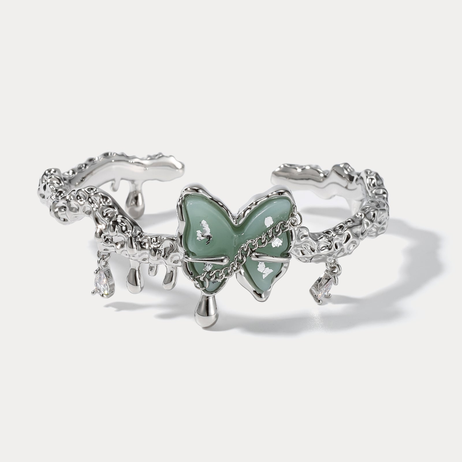 Selenichast Jade Butterfly Bracelet