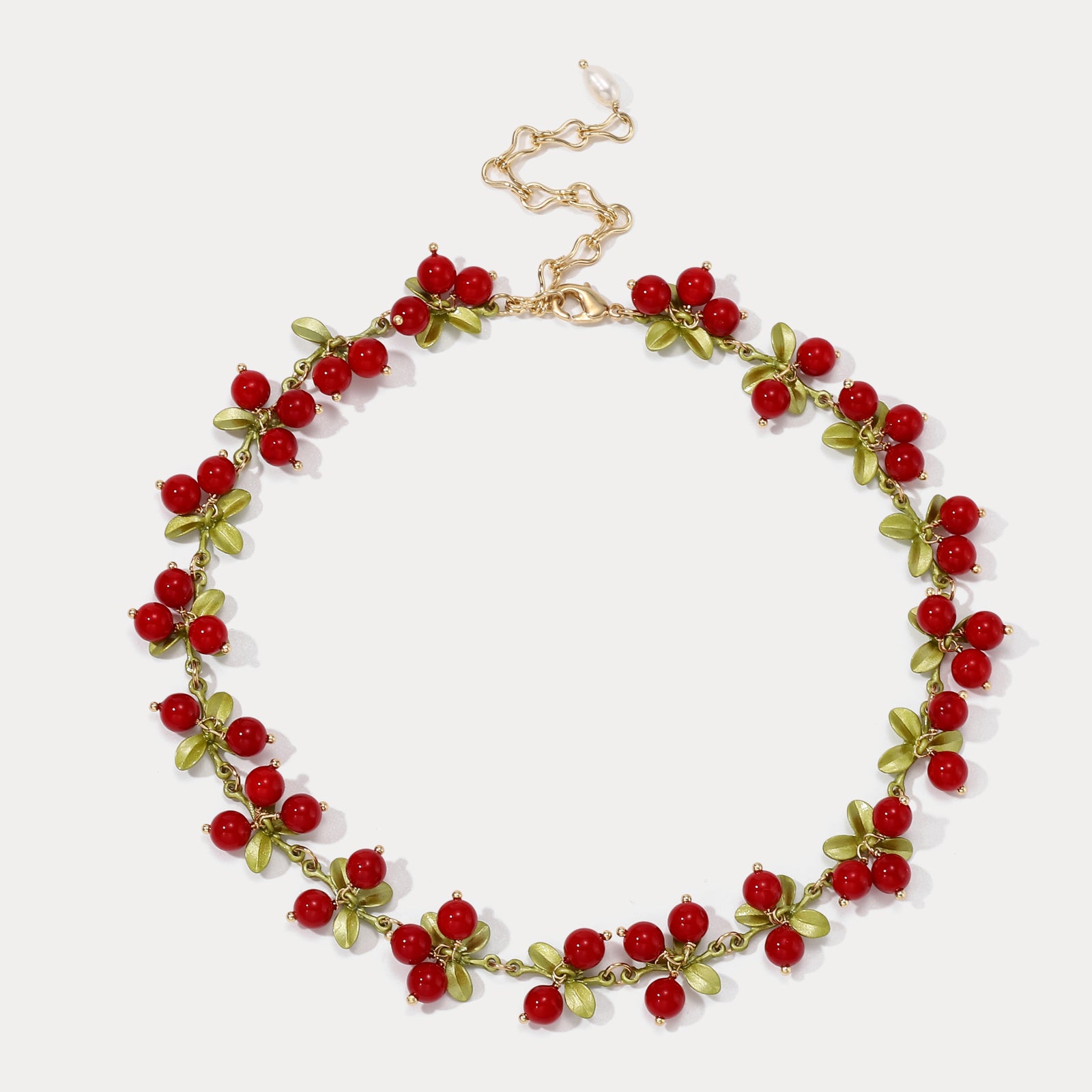 Selenichast Cranberry Necklace