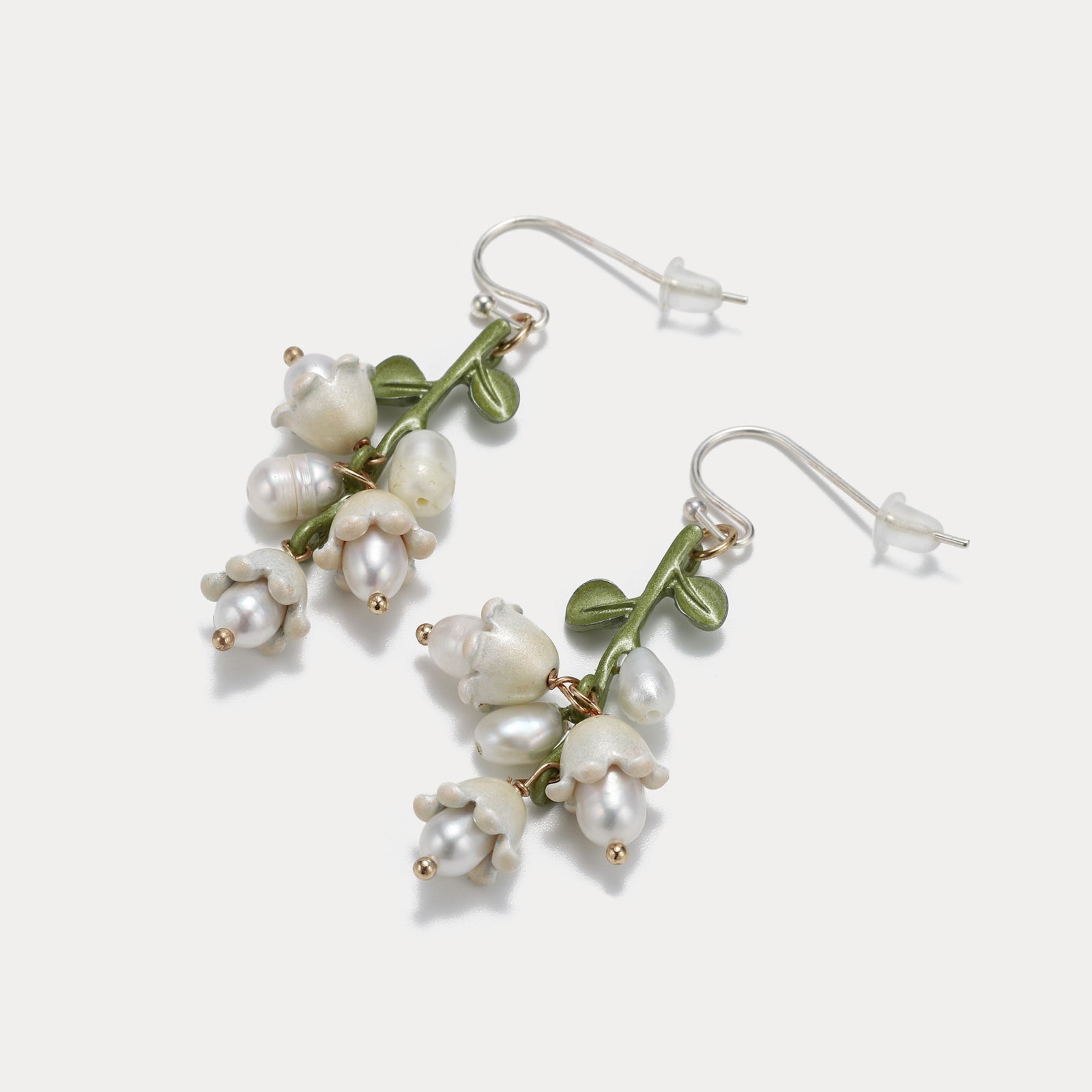 Classic Lily Of The Valley Leaf Earrings