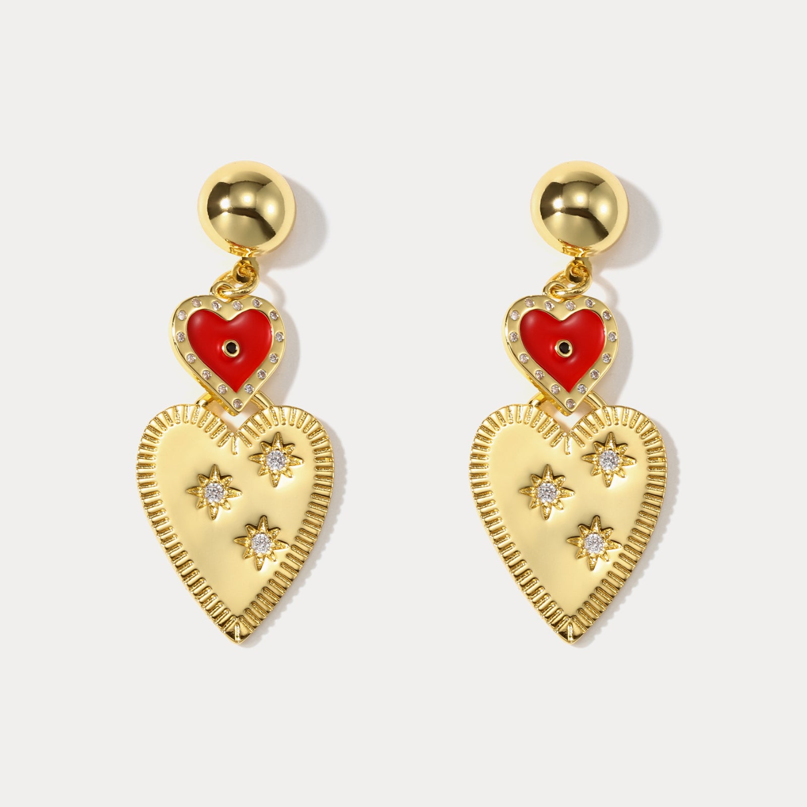 Selenichast Heart-to-heart Earrings