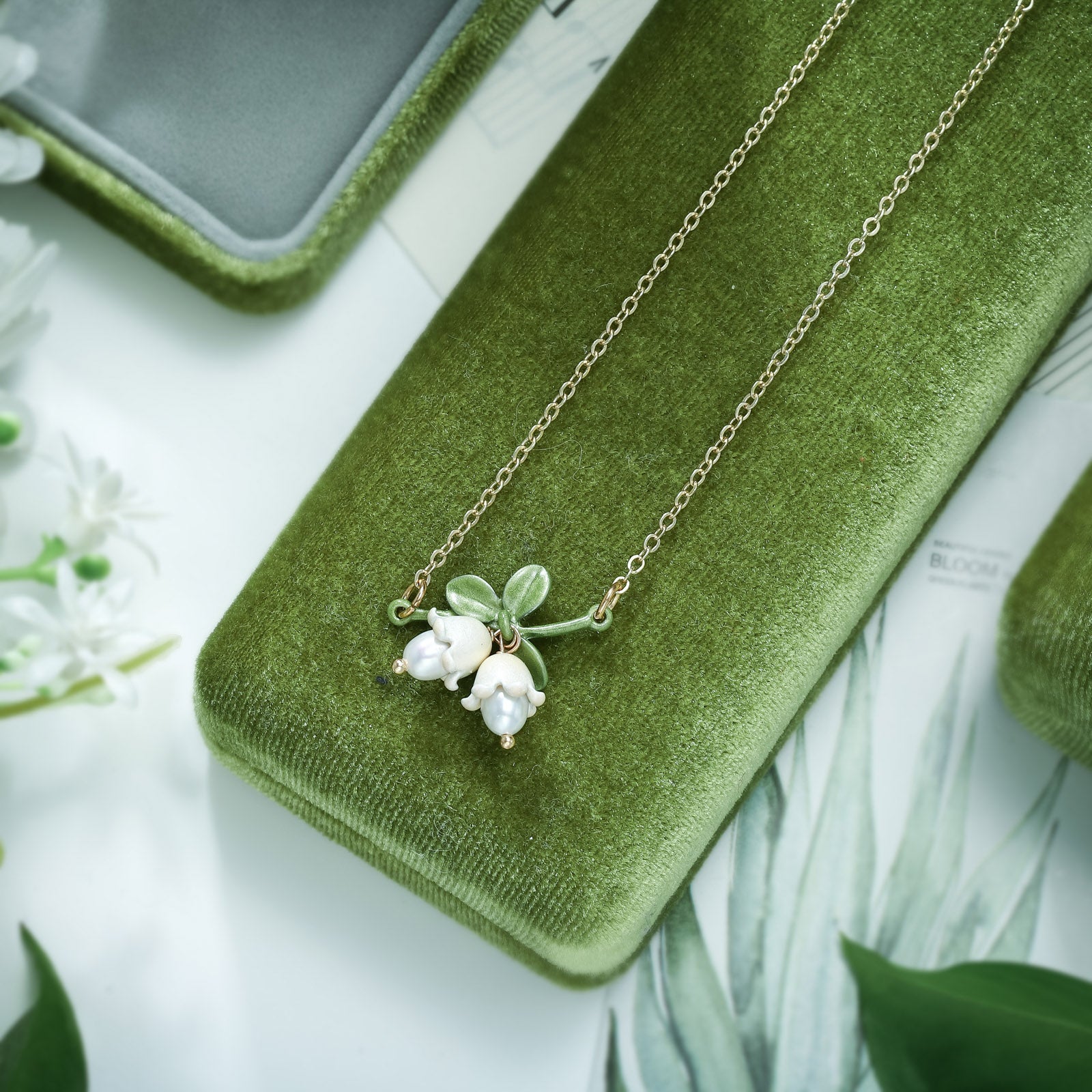 Lily Of The Valley Gold Chain Necklace