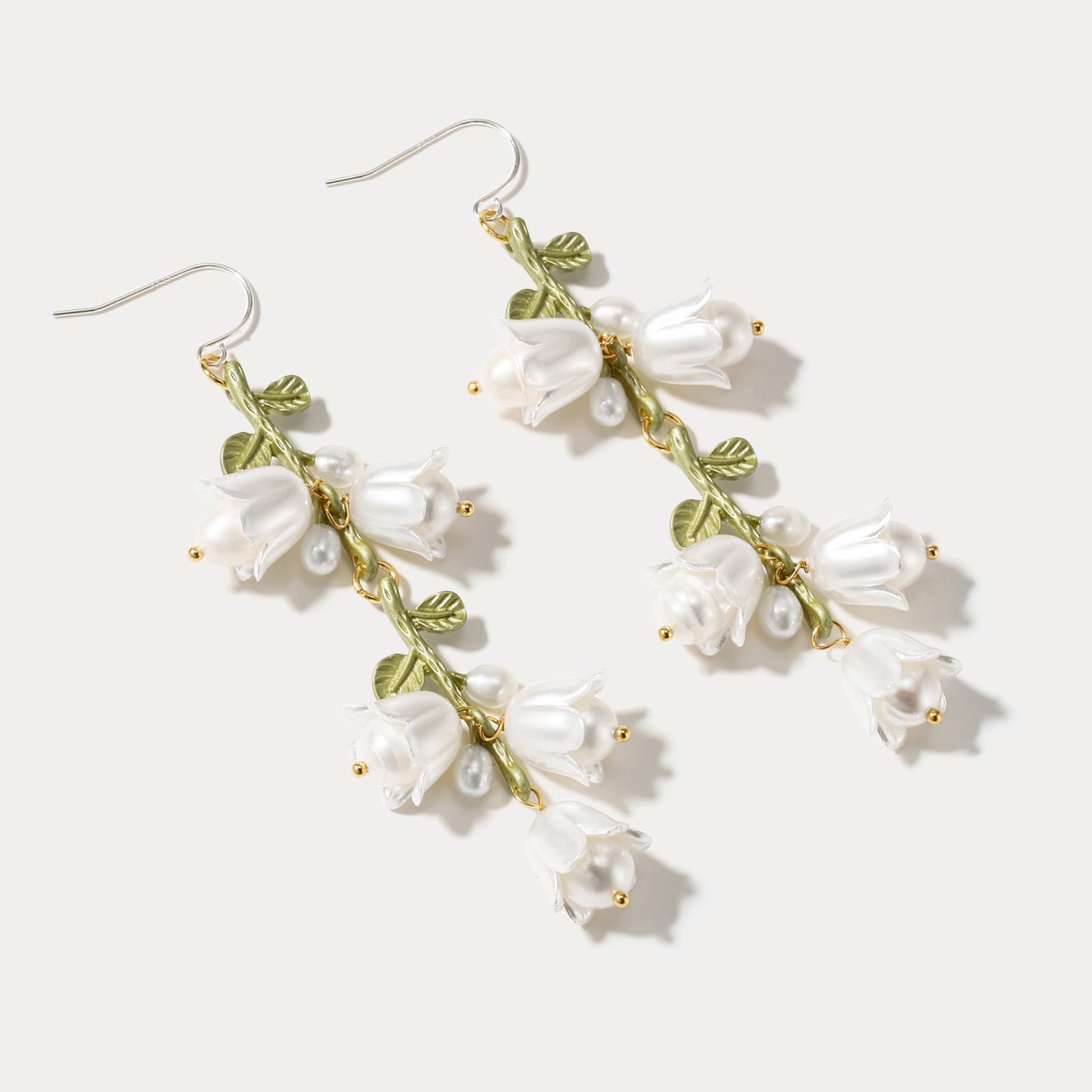 Lily Of The Valley Pearl Earrings