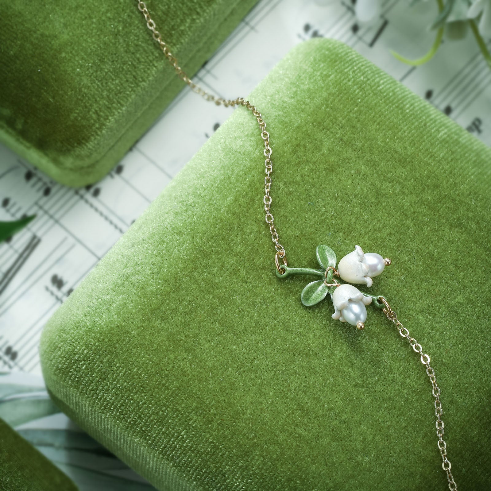 Lily Of The Valley Necklace Classic Jewelry