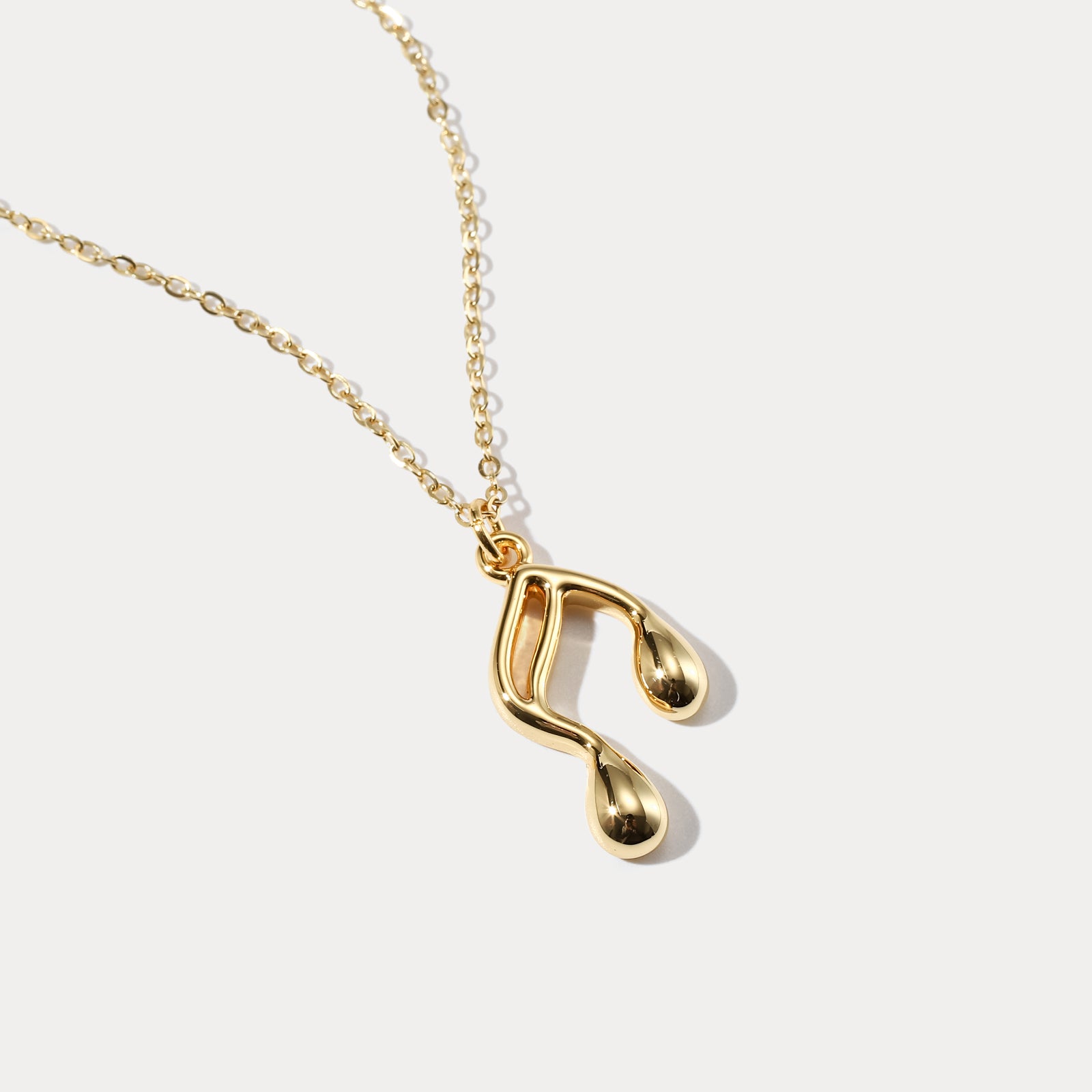 Gold Musical Note Necklace