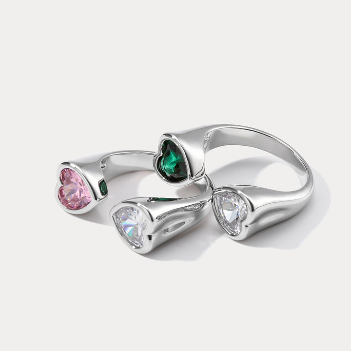 Selenichast Heart To Heart Ring