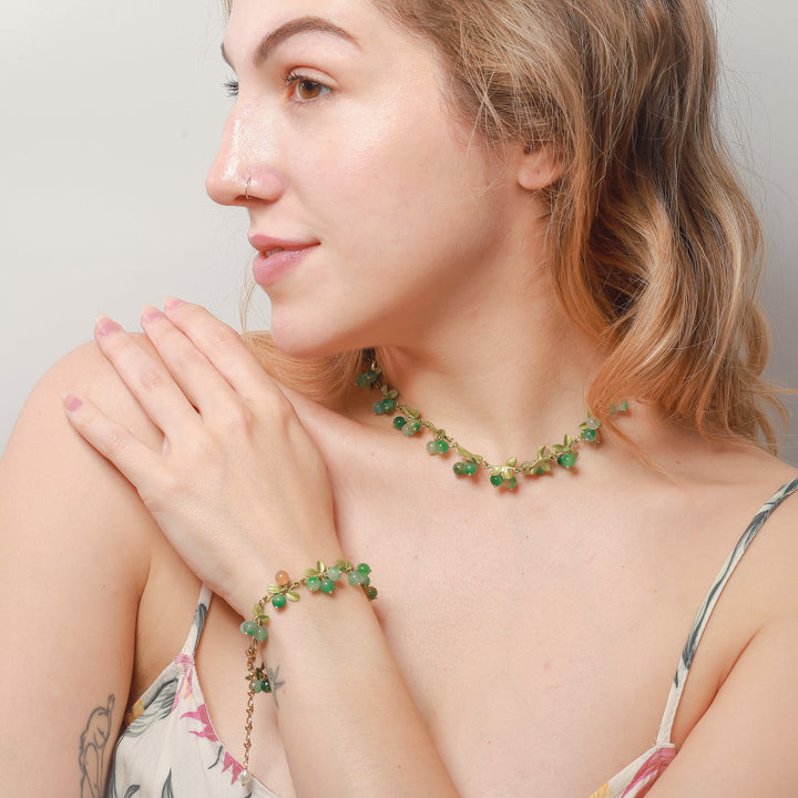 Berry Bracelet and Necklace