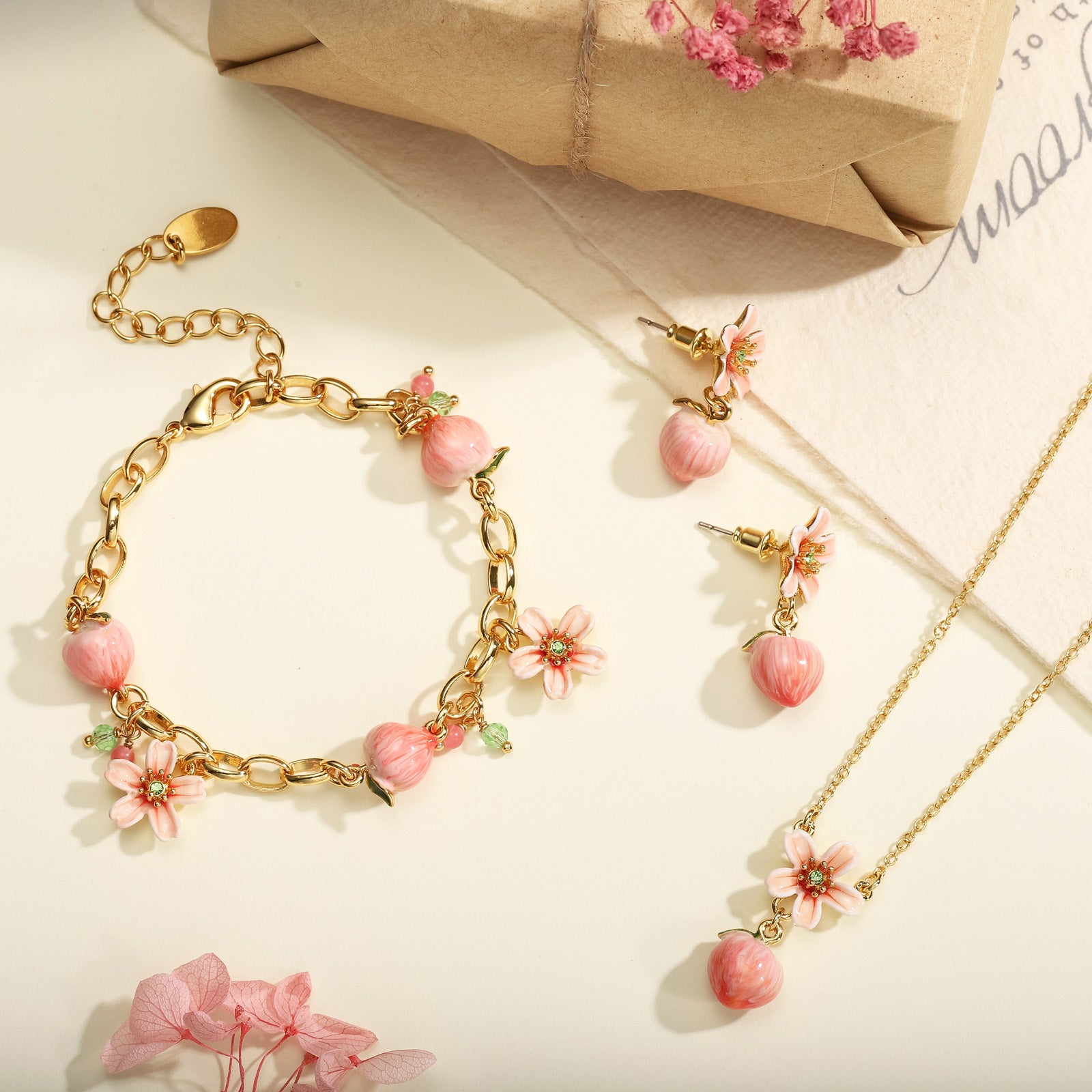 Selenichast Peach Gift Set with Gift Wrapping