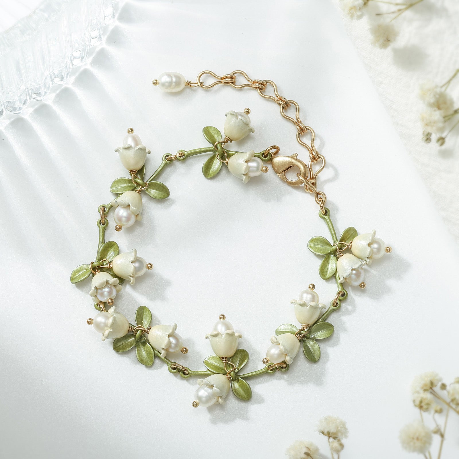 Lily Of The Valley Gold Bracelet 