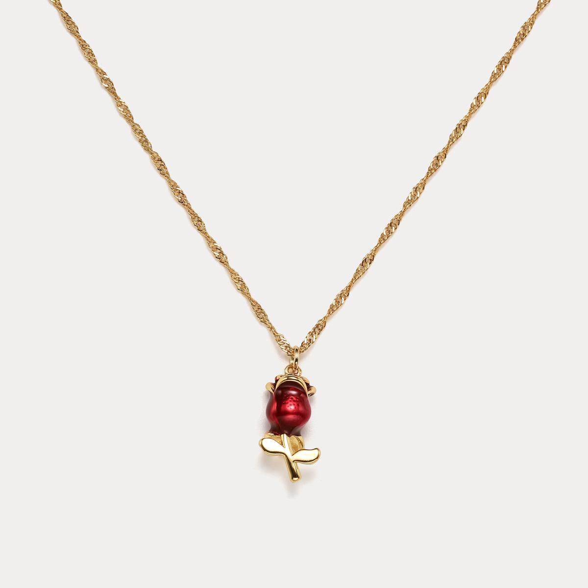 The Little Prince's Rose Necklace
