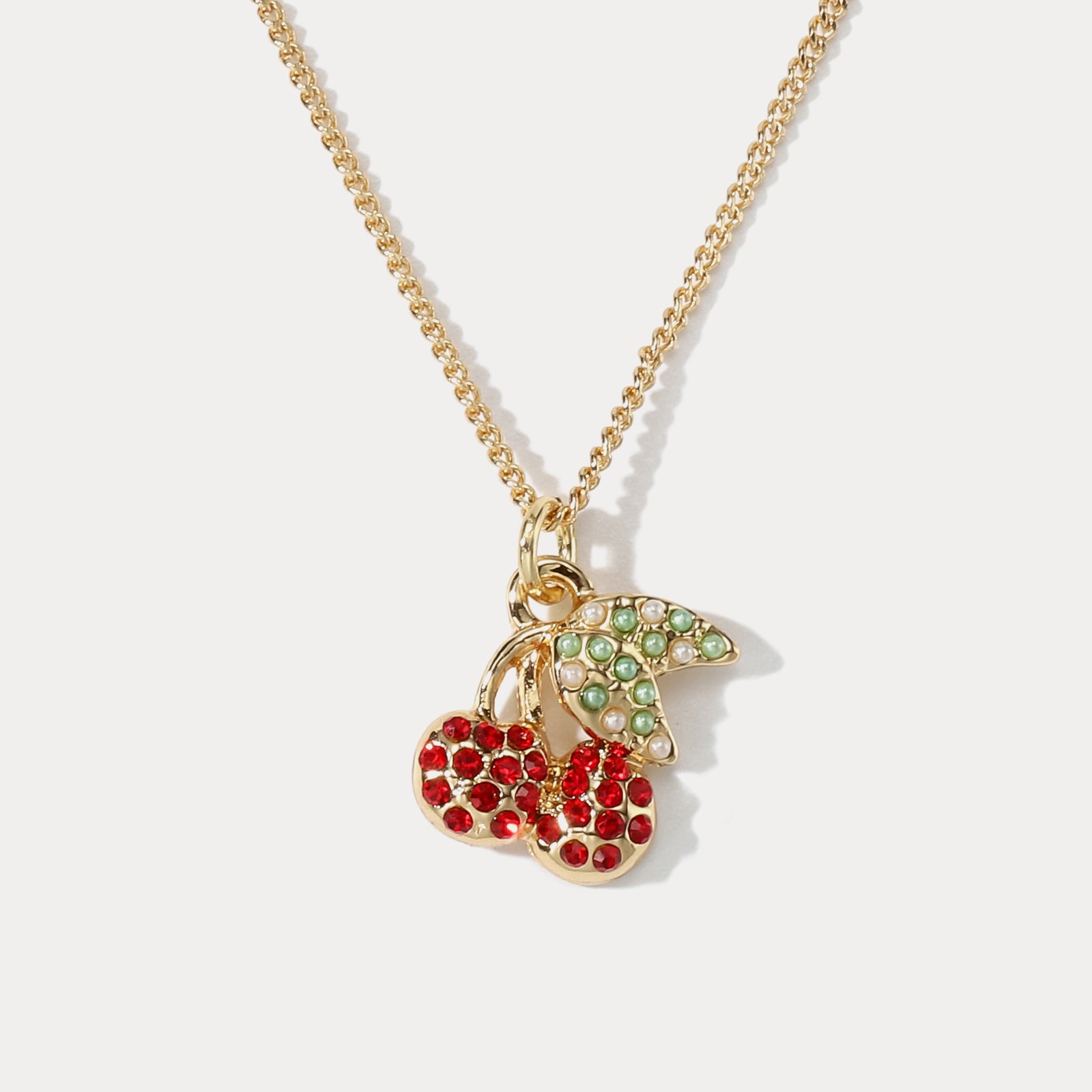 Selenichast Summer Cherry Necklace