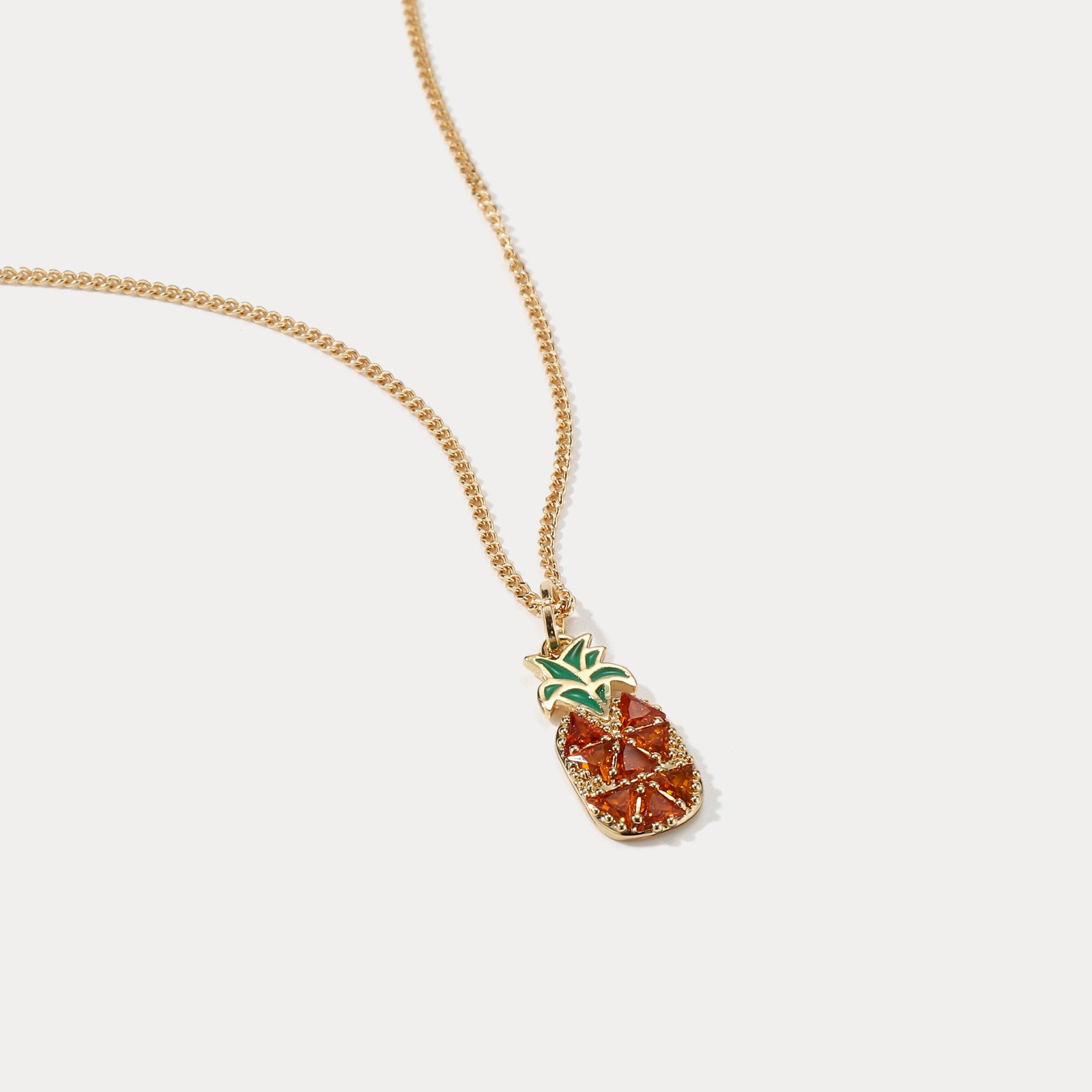 Summer Pineapple Nature Necklace