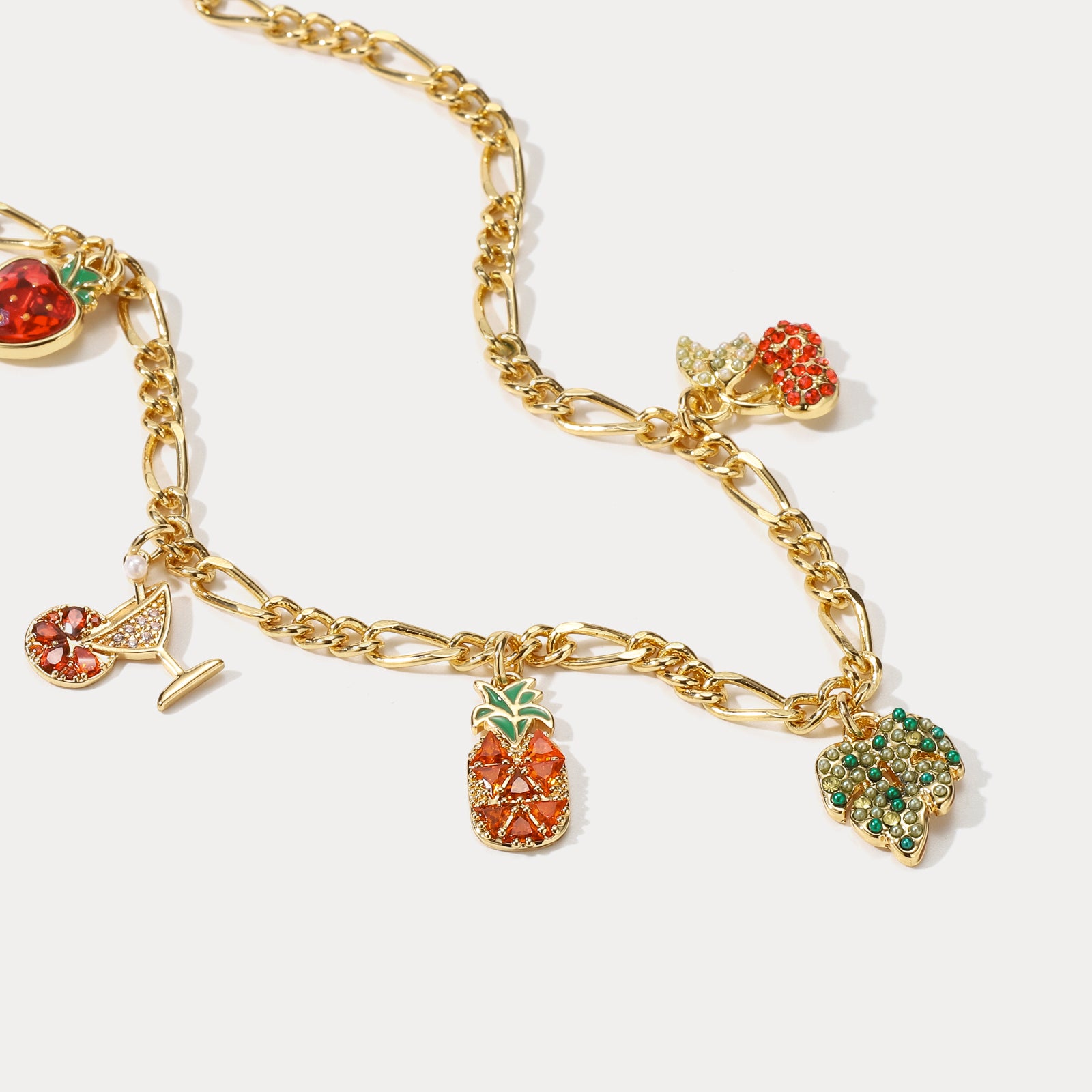 Summer Fruit Chain Necklace