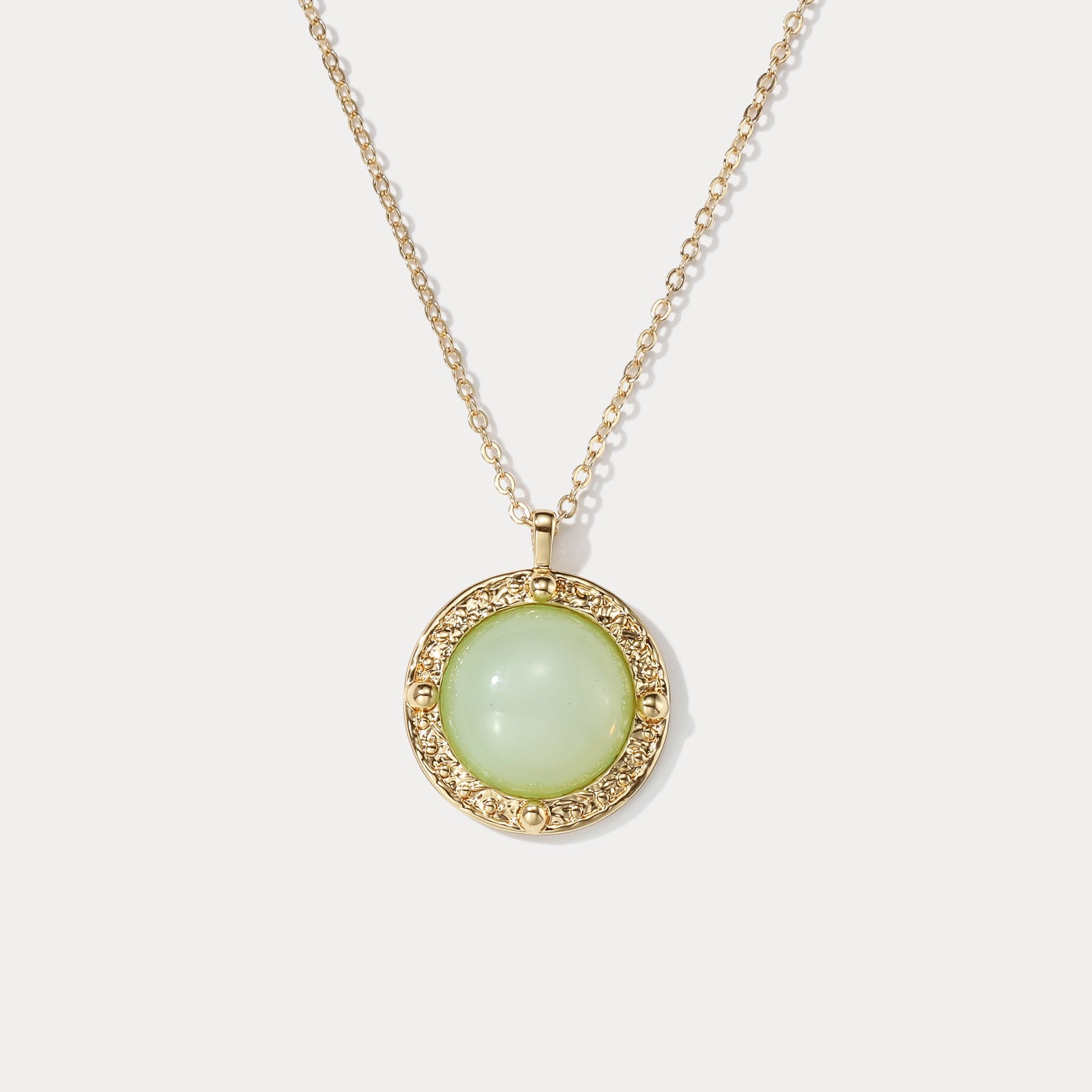 Selenichast Gemstone Pendant Necklace
