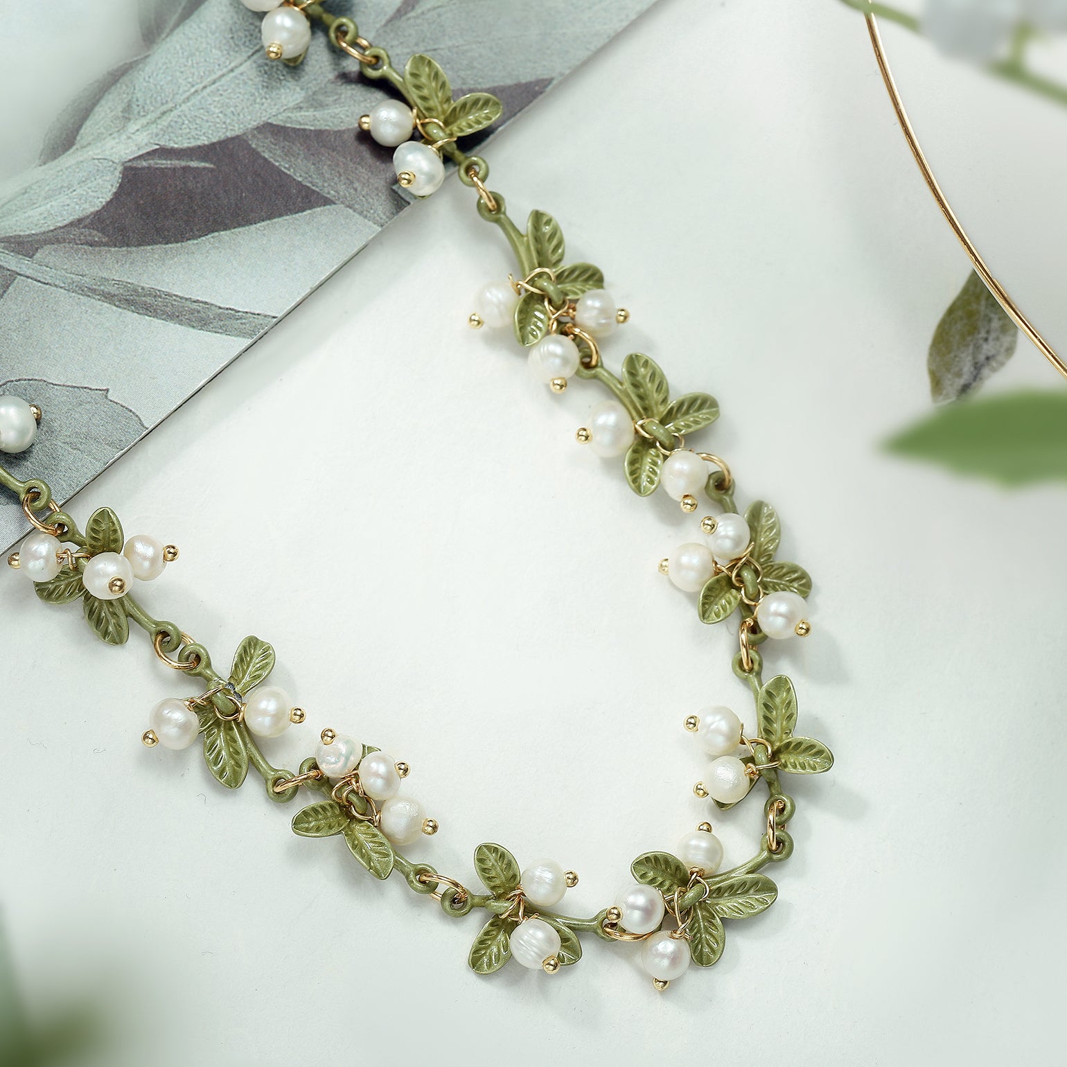 Lily Of The Valley Pearl Necklace